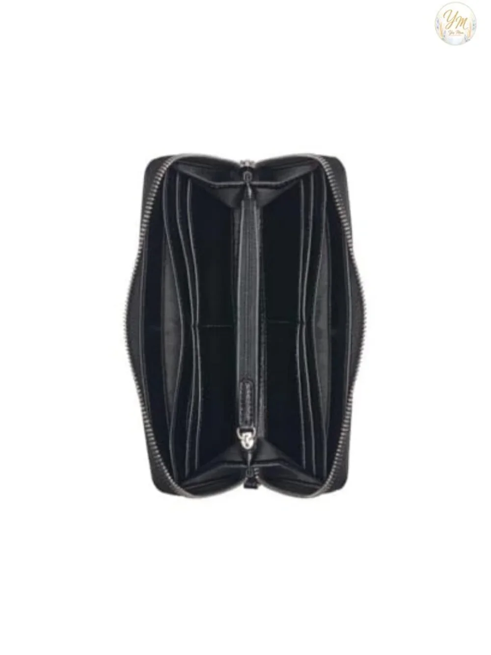 Faux Leather Zip Around Wristlet Wallet with RFID Protection
